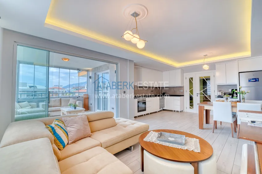 Purchase  4+1 duplex in Alanya, Oba district - furnished penthouse for a residence permit 2 