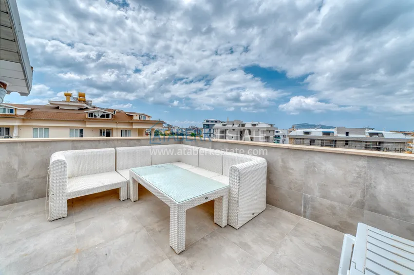 Purchase  4+1 duplex in Alanya, Oba district - furnished penthouse for a residence permit 21 