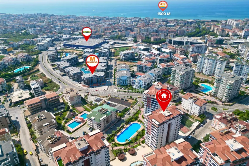 Linear 4+1 apartment in Alanya, Cikcilli - suitable for residence permits and citizenship 3