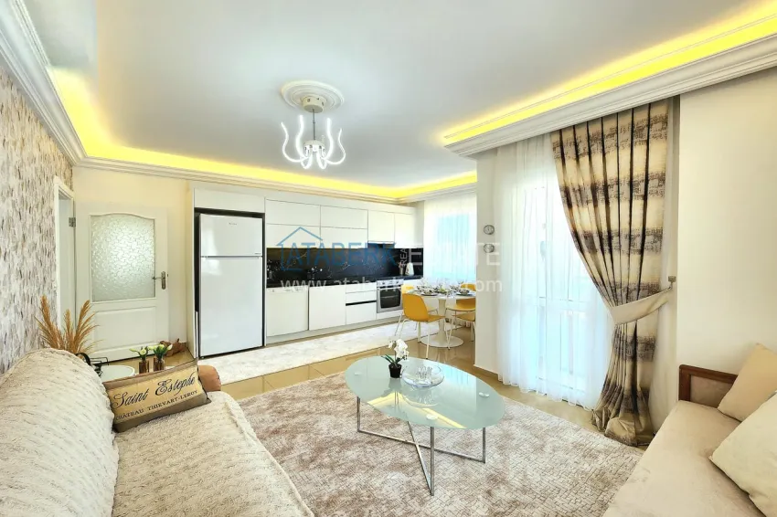 Purchase 2+1 apartment with panoramic views in Cikcilli - furnished, renovated 4 