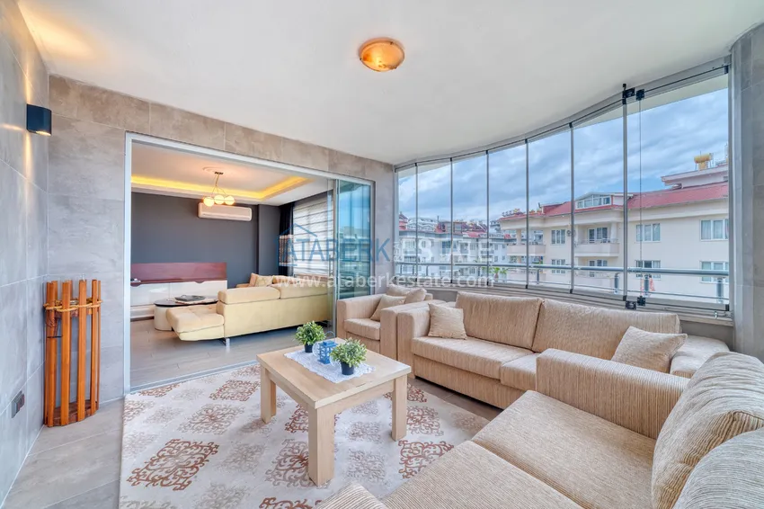 Purchase  4+1 duplex in Alanya, Oba district - furnished penthouse for a residence permit 7 