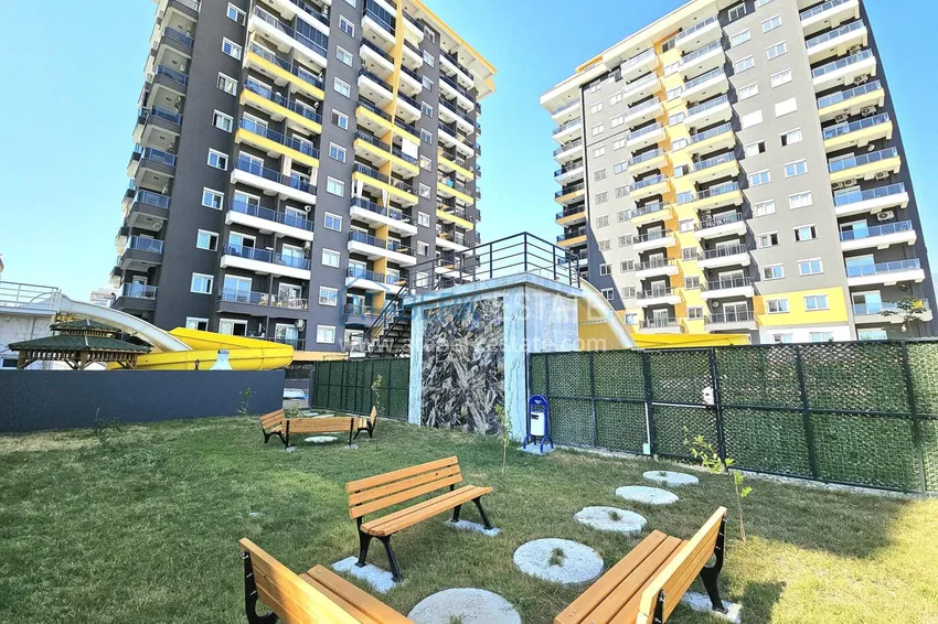 2+1 apartment in Alanya, Mahmutlar district - new furniture and sea view 7 