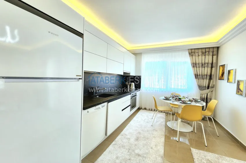 Purchase 2+1 apartment with panoramic views in Cikcilli - furnished, renovated 7 