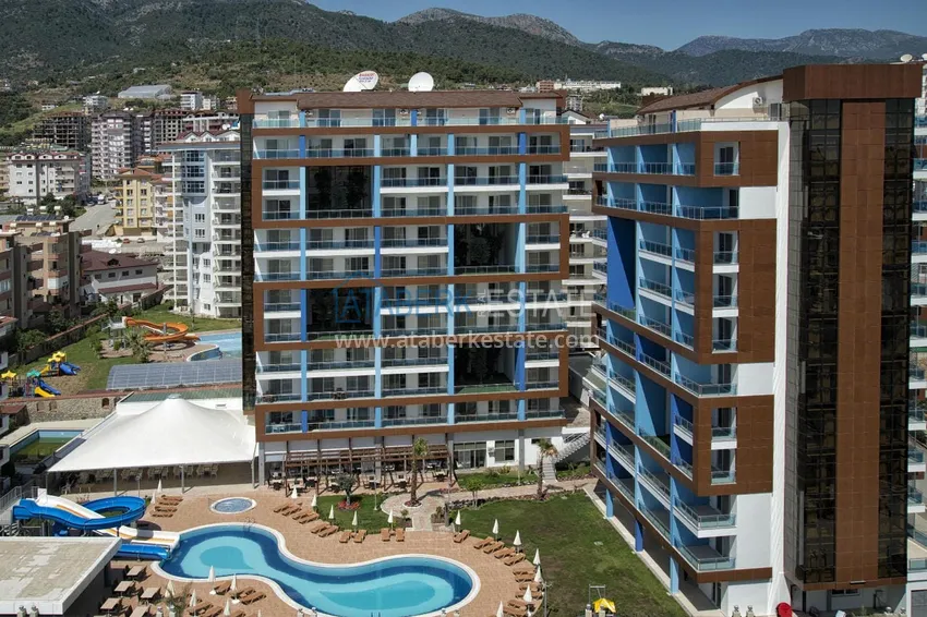 Furnished 1+1 apartment in Alanya, Cikcilli - property for residence permit and citizenship 1 