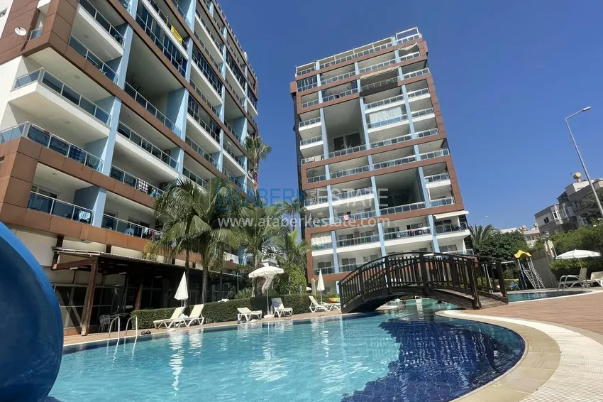 Furnished 1+1 apartment in Alanya, Cikcilli - property for residence permit and citizenship 2 