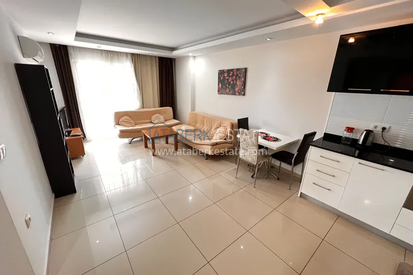 Purchase  Furnished 1+1 apartment in Alanya, Cikcilli - property for residence permit and citizenship 3 