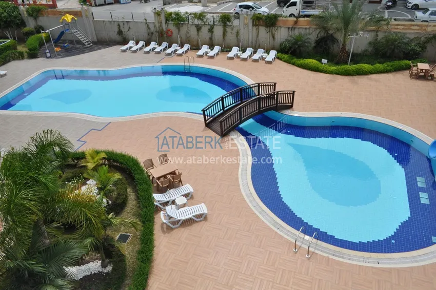 Furnished 1+1 apartment in Alanya, Cikcilli - property for residence permit and citizenship 4 