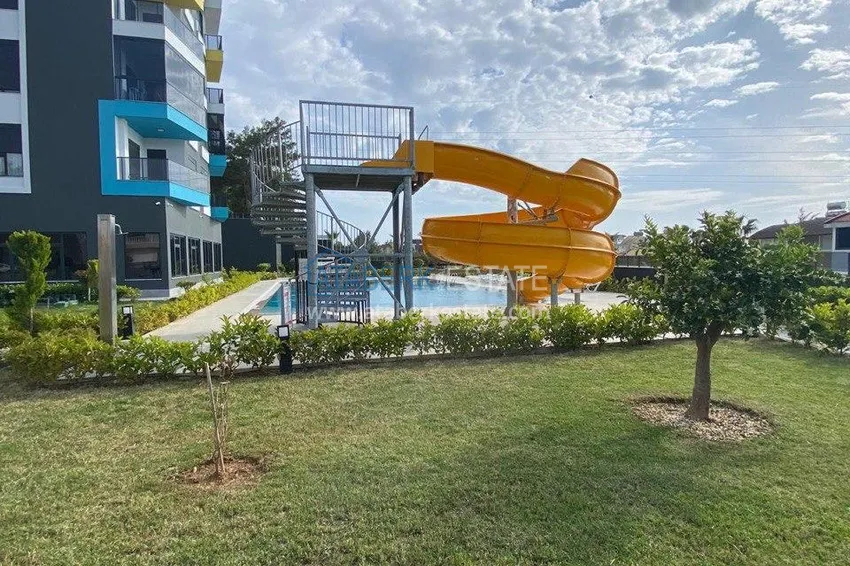 Finished apartment with sea view — Alanya, Avsallar district 10 