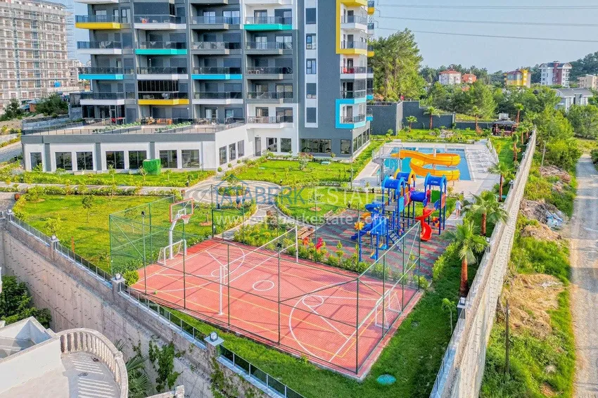 Finished apartment with sea view — Alanya, Avsallar district 11 