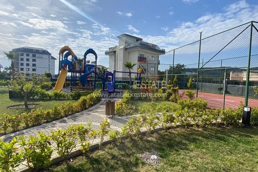 Finished apartment with sea view — Alanya, Avsallar district 14 