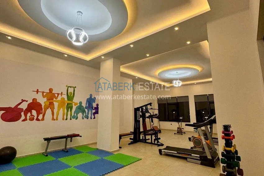 Finished apartment with sea view — Alanya, Avsallar district 32 