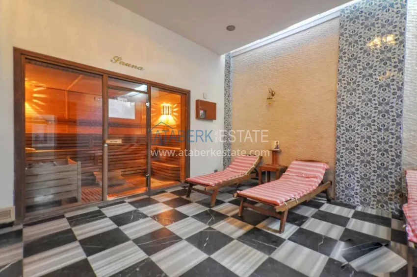 2+1 apartment in Alanya, Oba district — furnished in a condominium complex 35