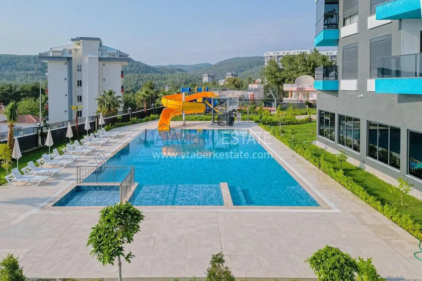 Finished apartment with sea view — Alanya, Avsallar district 4 