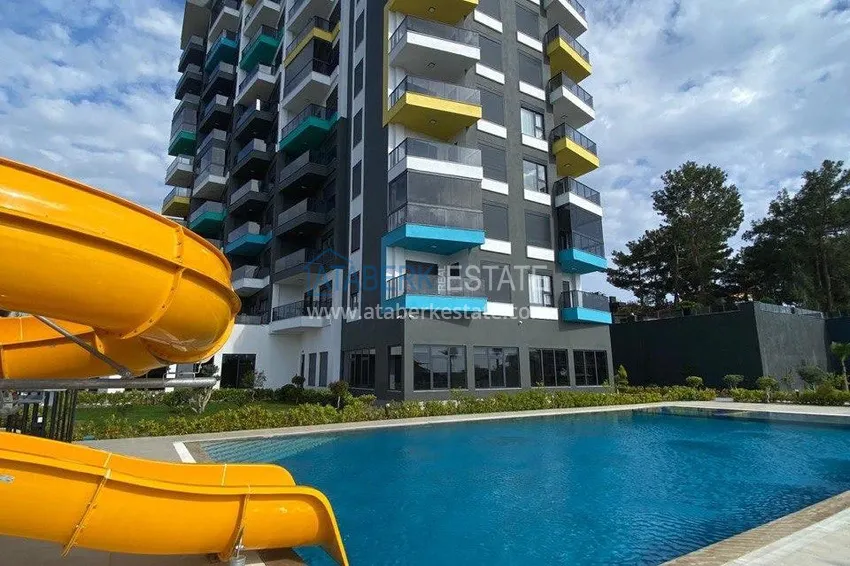 Finished apartment with sea view — Alanya, Avsallar district 5 