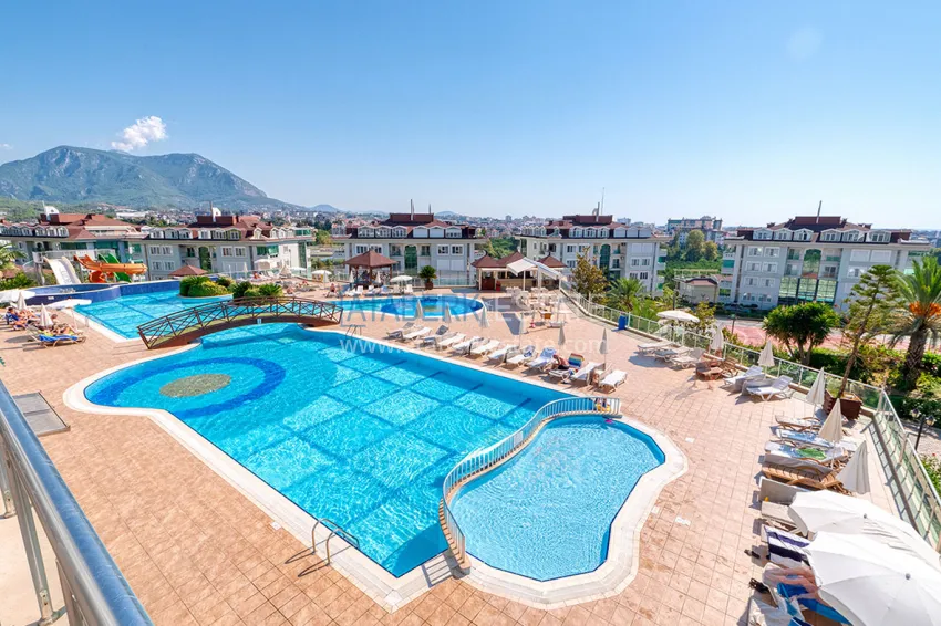 2+1 apartment in Alanya, Oba district — furnished in a condominium complex 7