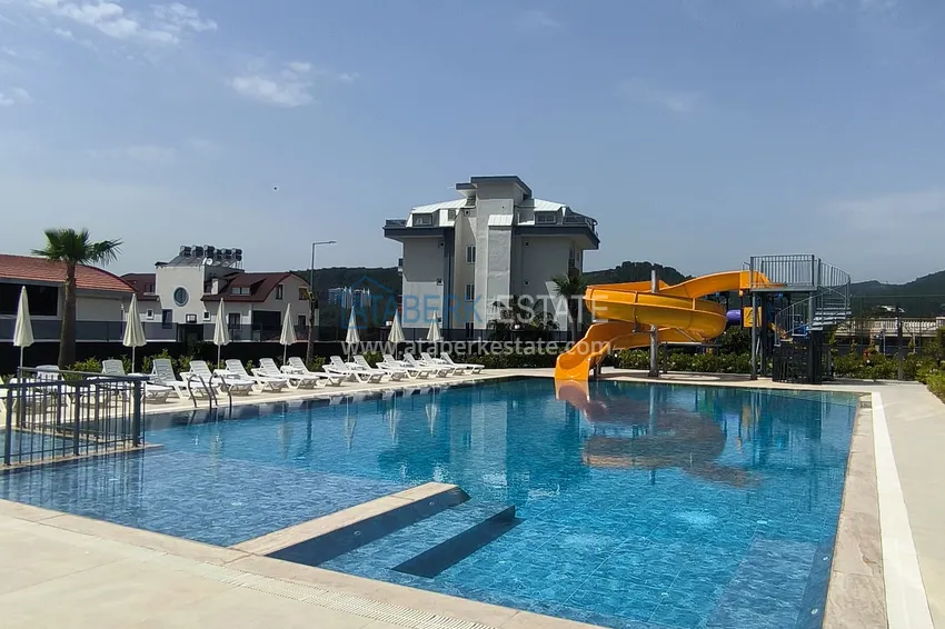 Finished apartment with sea view — Alanya, Avsallar district 7 