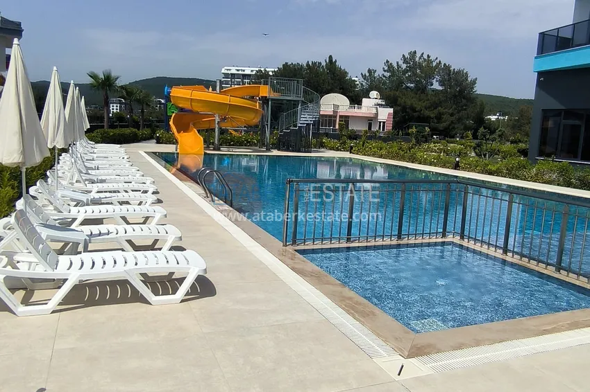 Finished apartment with sea view — Alanya, Avsallar district 8 