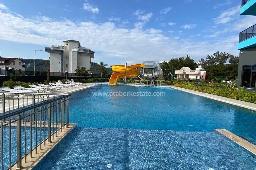 Finished apartment with sea view — Alanya, Avsallar district 9 