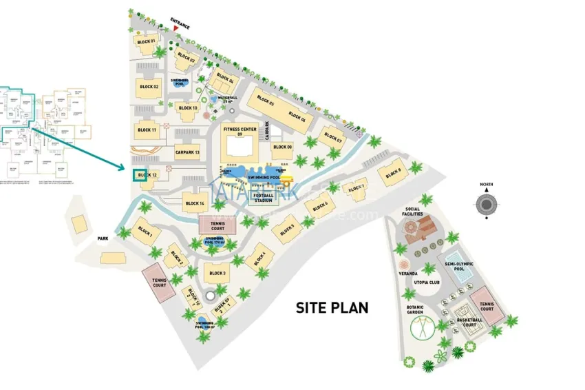 Buy cheap 2+1 apartment in Alanya, Oba district — furnished in a condominium complex 1