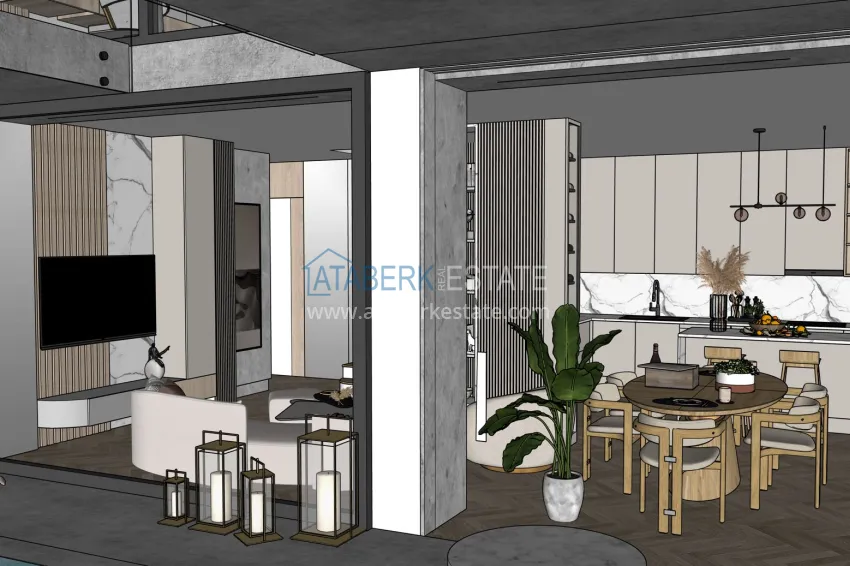 Purchase Luxury real estate for citizenship and residence permit in Alanya - 3+1 villa with private pool in a mountainous area in Bektash 1 