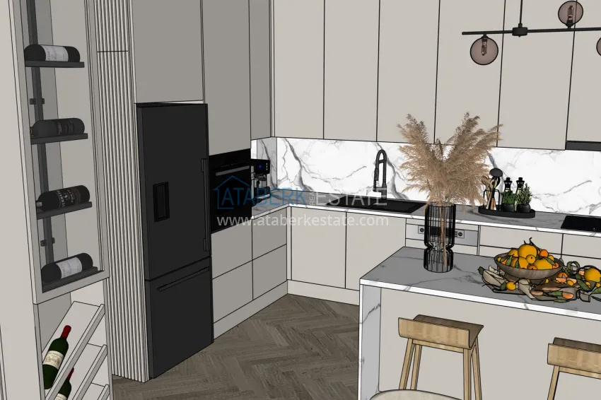 Purchase Luxury real estate for citizenship and residence permit in Alanya - 3+1 villa with private pool in a mountainous area in Bektash 4 