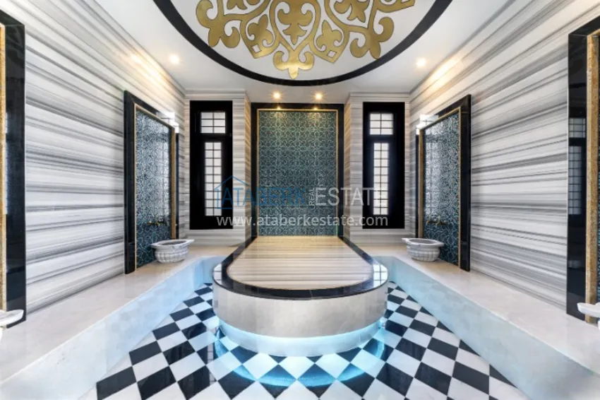 3+1 apartment in Alanya, Oba district - single-level layout and citizenship 21 