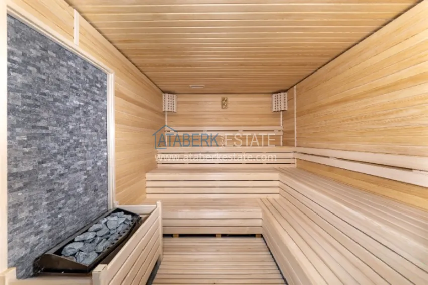 3+1 apartment in Alanya, Oba district - single-level layout and citizenship 22 