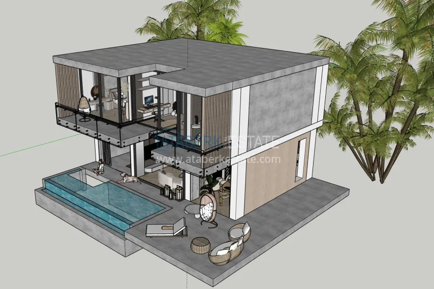 Buy cheap Luxury real estate for citizenship and residence permit in Alanya - 3+1 villa with private pool in a mountainous area in Bektash 2 