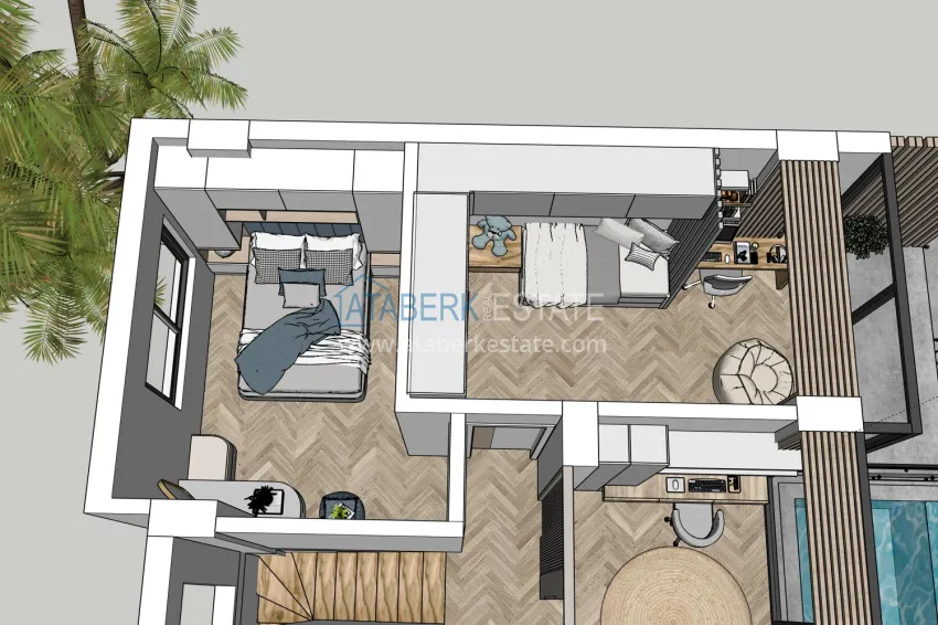 Buy cheap Luxury real estate for citizenship and residence permit in Alanya - 3+1 villa with private pool in a mountainous area in Bektash 4 