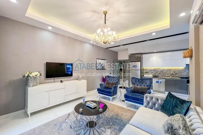 Purchase 3+1 apartment in Alanya, Oba district - single-level layout and citizenship 4 