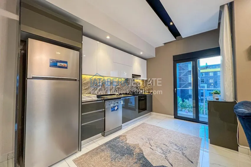 Purchase 3+1 apartment in Alanya, Oba district - single-level layout and citizenship 7 