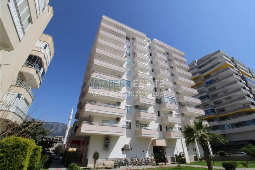 Apartment 2+1 on the beachfront in the center of Mahmutlar, Alanya — real estate for citizenship 8 