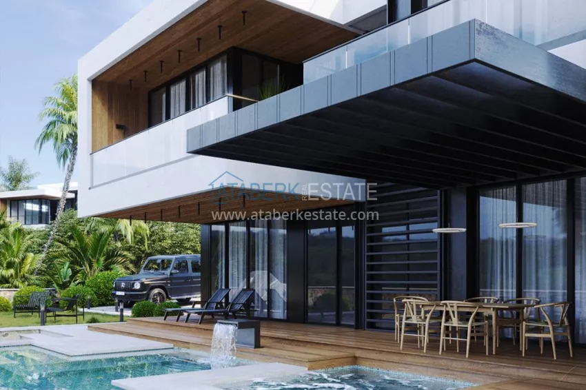 Luxury real estate for citizenship and residence permit in Alanya - 3+1 villa with private pool in a mountainous area in Bektash 9 