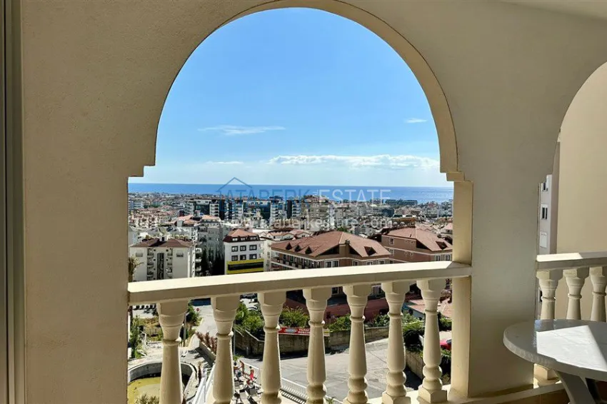 Purchase 2+1 apartment with furniture and sea view in Cikcilli - property for a residence permit in Alanya 11 