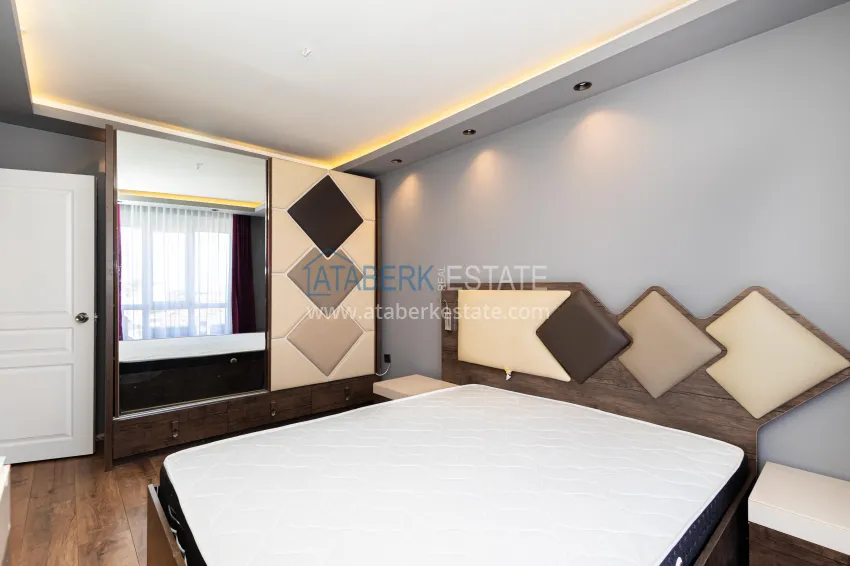 Purchase 2+1 apartment in Tosmur with sea view - a good offer with a spacious layout 13 