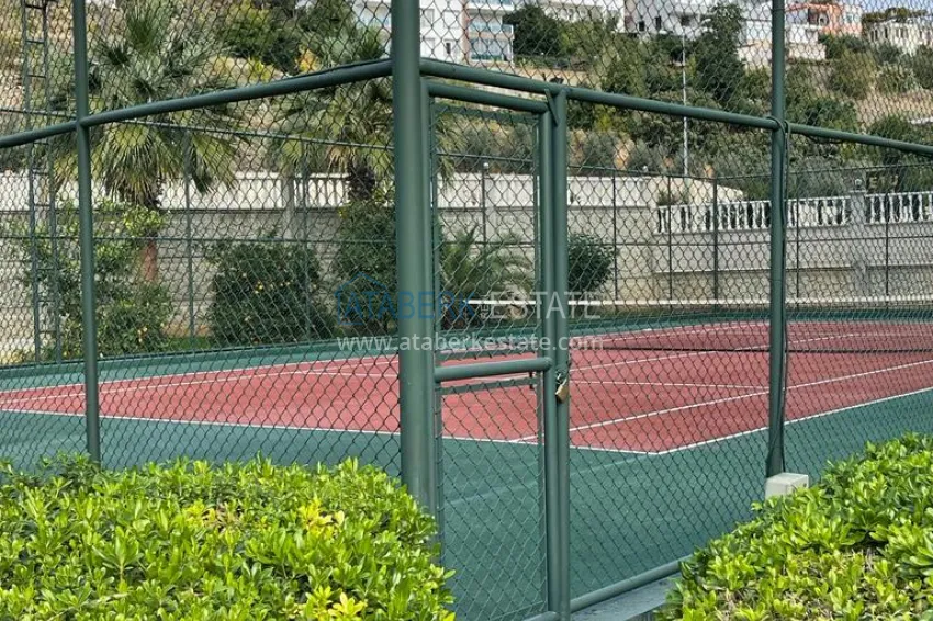 2+1 apartment with furniture and sea view in Cikcilli - property for a residence permit in Alanya 13 