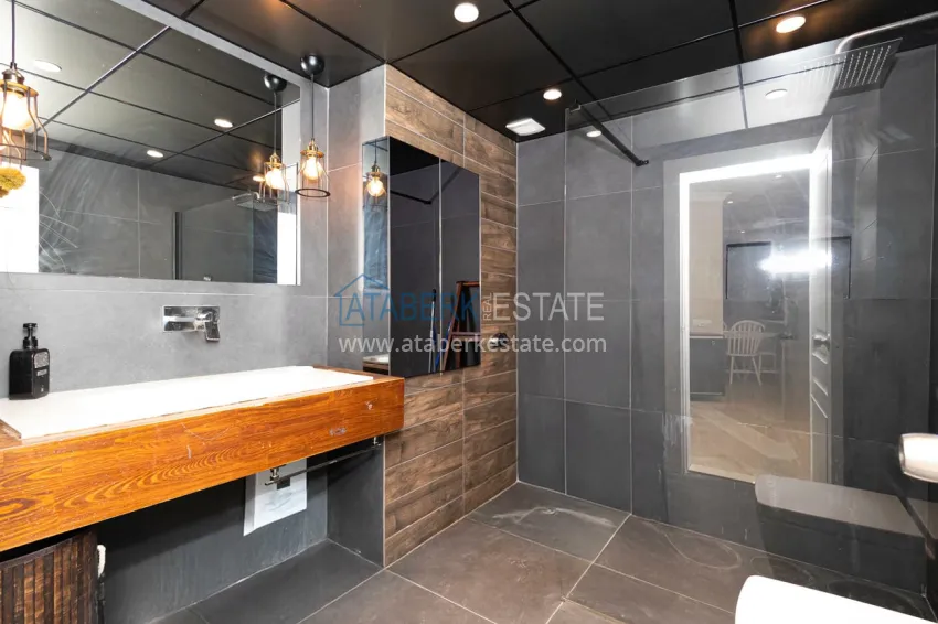 Purchase 2+1 apartment in Tosmur with sea view - a good offer with a spacious layout 17 