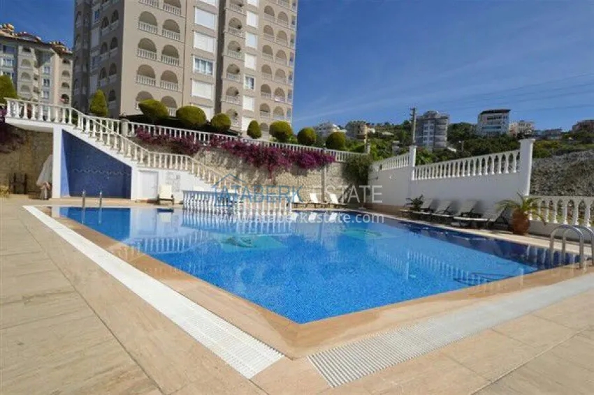 2+1 apartment with furniture and sea view in Cikcilli - property for a residence permit in Alanya 5 