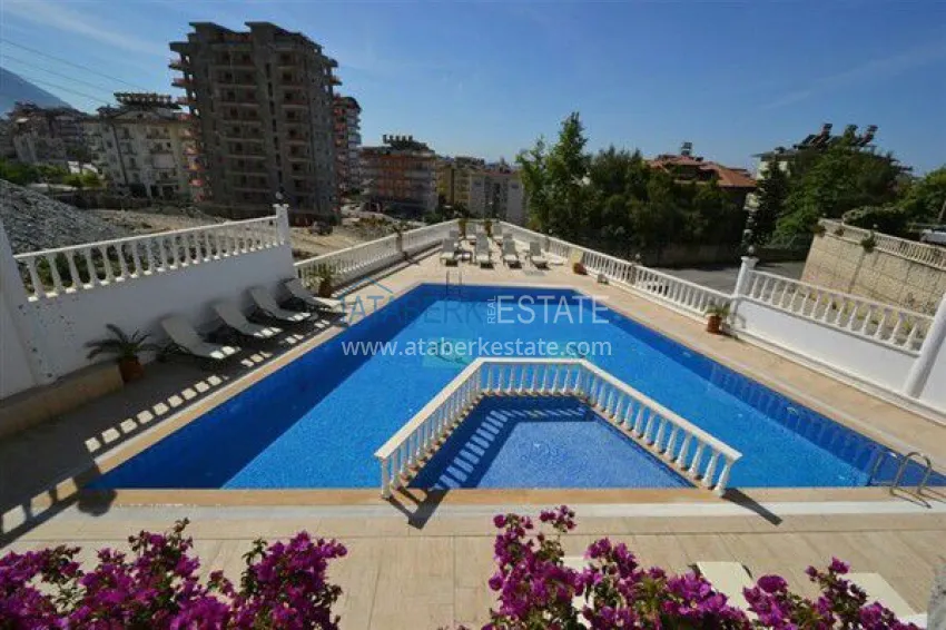 2+1 apartment with furniture and sea view in Cikcilli - property for a residence permit in Alanya 6 