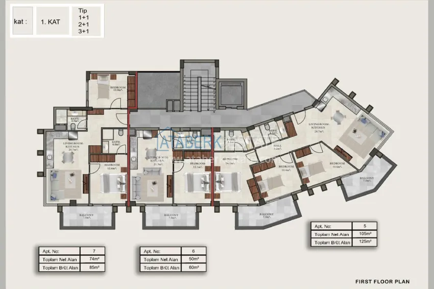 Buy cheap Modern chamber residence in Alanya - apartments from the developer with panoramic views 1 