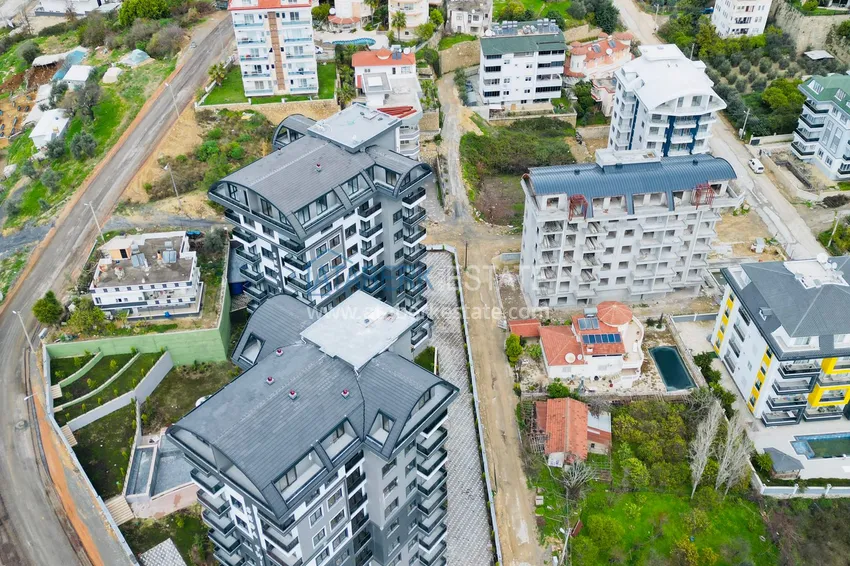 Apartment 1 + 1 from an investor in a complex under construction, Avsallar area - Alanya 12 