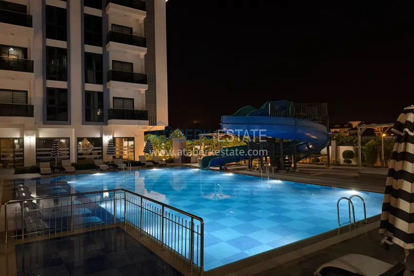 2+1 duplex in Alanya, Oba — duplex penthouse with furniture, open mountain view 10 