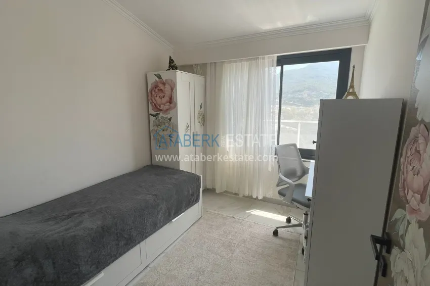 Purchase 2+1 duplex in Alanya, Oba — duplex penthouse with furniture, open mountain view 10 