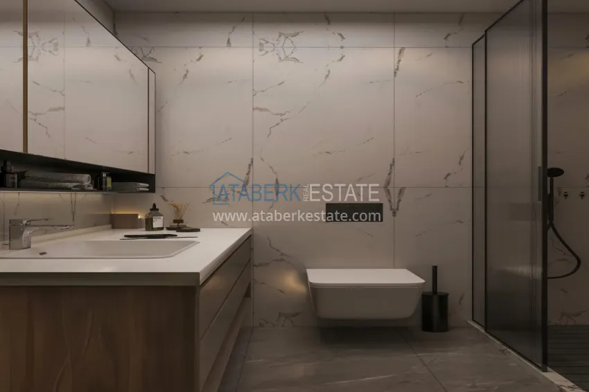 Purchase Modern chamber residence in Alanya - apartments from the developer with panoramic views 10 