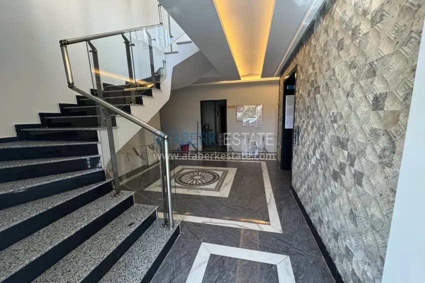 1+1 furnished apartment in Alanya, Kestel - 150 m to the sea, glazed balcony 11 