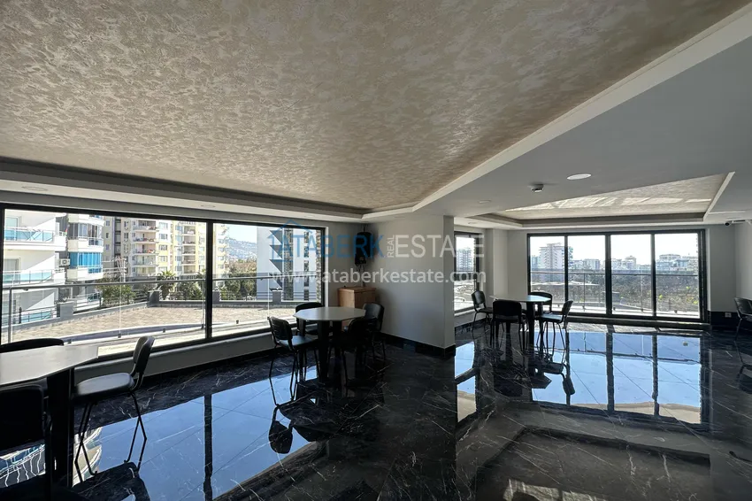 2+1 apartment with furniture and sea and mountain views in a luxury complex — Alanya, Mahmutlar district 22 