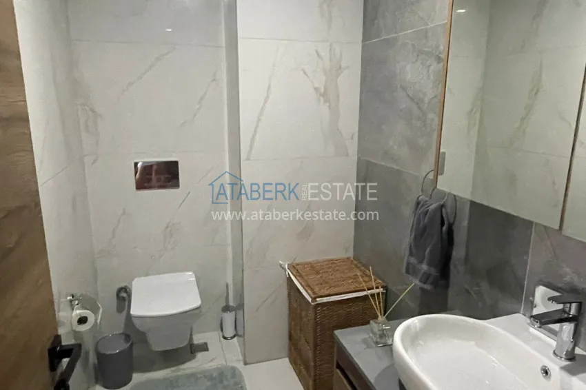 Purchase 2+1 duplex in Alanya, Oba — duplex penthouse with furniture, open mountain view 13 