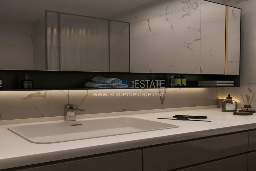 Purchase Modern chamber residence in Alanya - apartments from the developer with panoramic views 13 