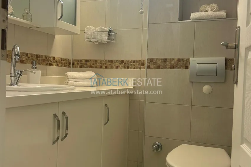 Purchase 1+1 apartment in Alanya, Oba — turnkey with a glazed balcony, near the sea 14