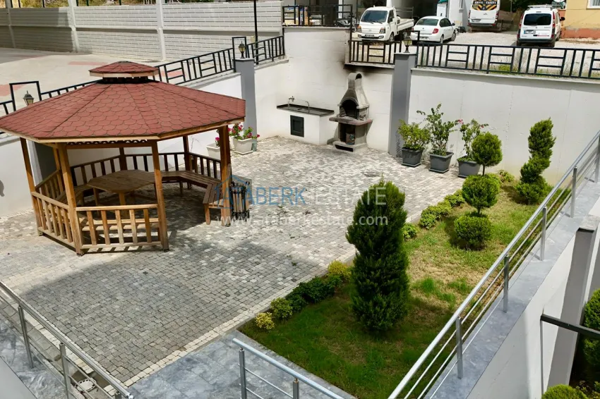 2+1 duplex in Alanya, Oba — duplex penthouse with furniture, open mountain view 14 